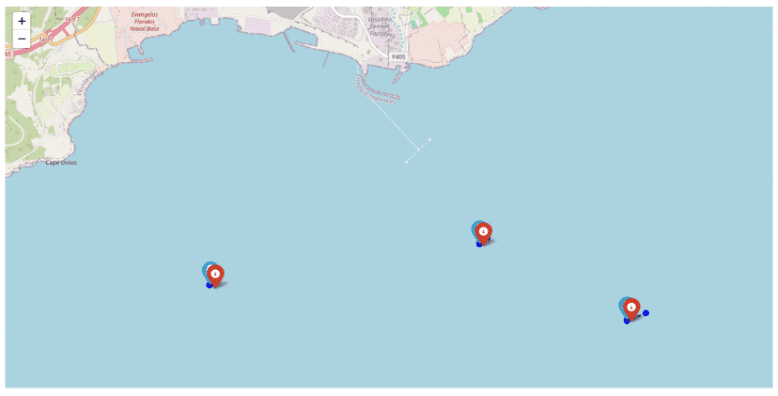 AIS track near Limassol